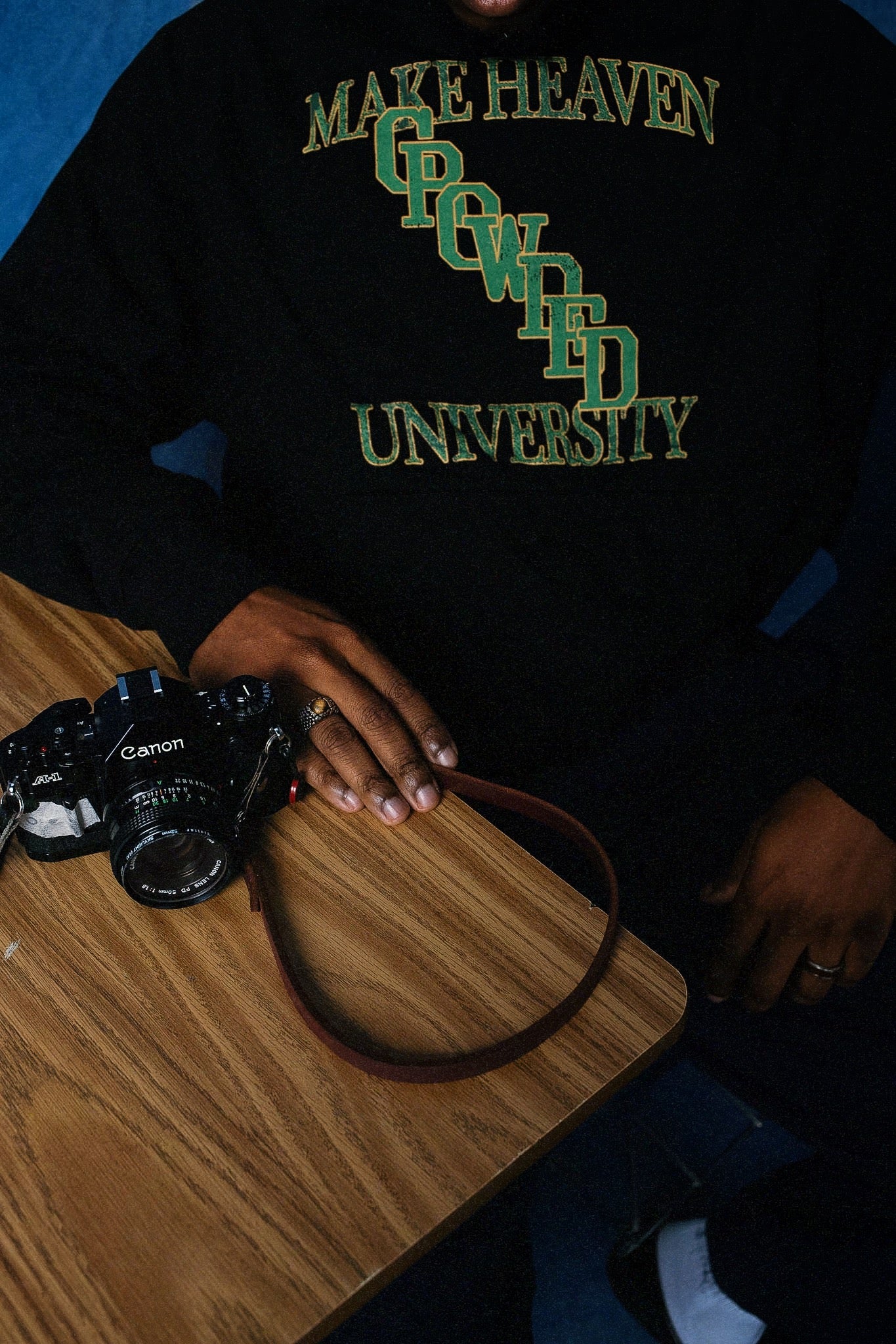 University Hoodie Black